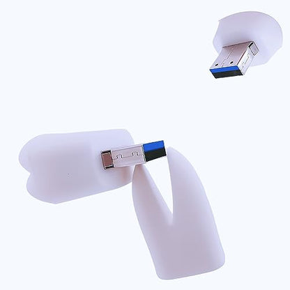 128GB USB 3.0 Flash Drive Novelty Cartoon Tooth High Transfer Speed Pendrive Memory Stick White - color: Tooth