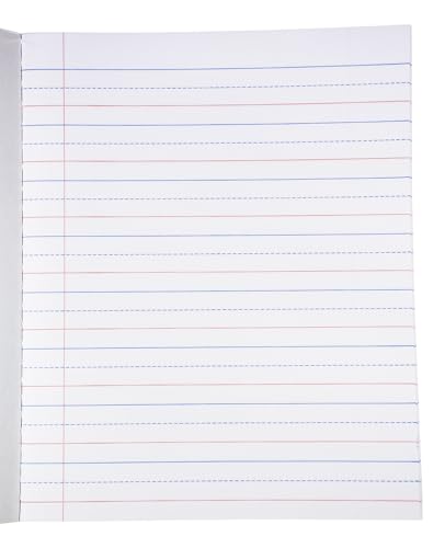 School Smart Skip-A-Line Ruled Composition Book, Grade 2, Blue, 100 Pages - 085301 - size: 50 Sheets/100 Pages - Grade 2