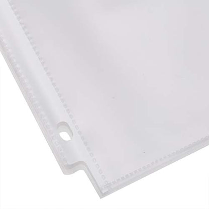Amazon Basics Heavy Duty Non-Glare Sheet Protector for Documents, 3 Ring Binder, Top Loading, Letter Size, Clear, 500-Pack - size: 500 Pack, style: Non-glare Finish