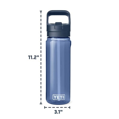 YETI Yonder 750 ml/25 oz Water Bottle with Yonder Straw Cap, Tropical Pink - color: Tropical Pink, size: 25 Ounces