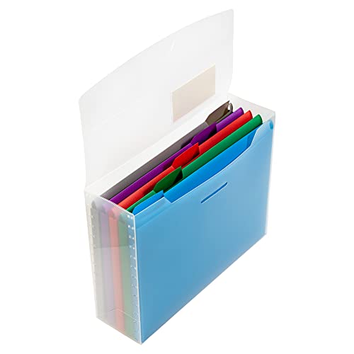 JAM PAPER 컬러 파일이 있는 보관 상자 - 31.8 x 24.9cm(12.5 x 9.5인치) 8.9cm(3.5인치) - 개별 판매 및 5 - color: 모음, size: Box Size