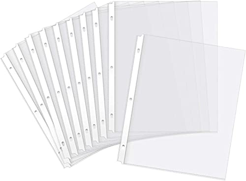 Heavy Duty Sheet Protectors for 3 Ring Binder, 200 Count Bulk Clear Page Protectors, Top Loading Plastic Sleeves 8.5 x 11 inch - size: Heavy Duty, 200 Count