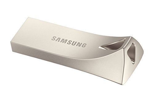 SAMSUNG BAR Plus 64GB - 300MB/s USB 3.1 Flash Drive Champagne Silver (MUF-64BE3/AM) - color: Silver, style: 64 GB
