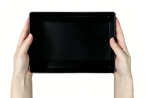 Amazon Basics Rectangular Plastic Desk Organizer with Storage Trays, Accessory Tray for Office Supplies and Pen Holder, 9.4 x 6.7 x 2 inch, Black - size: 9.4" x 6.7" x 2"