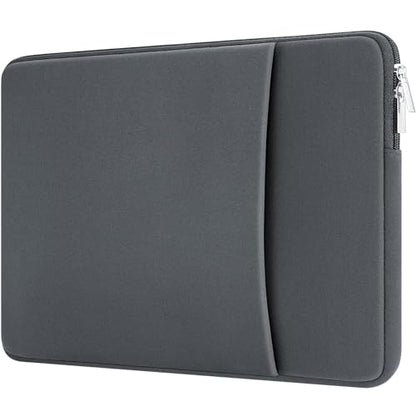 15.6 Inch Laptop Sleeve Protective Case with Zipper Pocket Compatible with 15.6" Dell G15/Legion 15.6 Inch Chromebook Computer Notebook, Gray - color: Gray, size: 15.6"