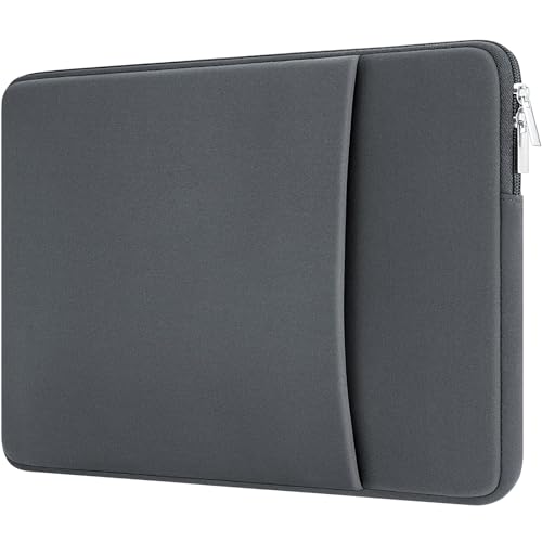 15.6 Inch Laptop Sleeve Protective Case with Zipper Pocket Compatible with 15.6" Dell G15/Legion 15.6 Inch Chromebook Computer Notebook, Gray - color: Gray, size: 15.6"