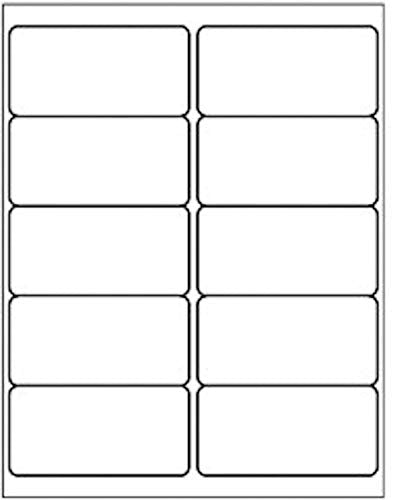 BESTEASY 10-UP Address Labels,/Address Mailing Labels 500 Sheets Shipping Sticker Labels Compatible Laser/Ink Jet Shipping Labels(5000 Labels) - size: 500 sheets, style: 10 up-2"x4"