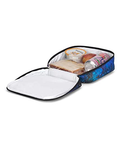 JanSport Lunch Break Insulated Cooler Bag - Leakproof Picnic Tote, Cyberspace Galaxy - color: Cyberspace Galaxy