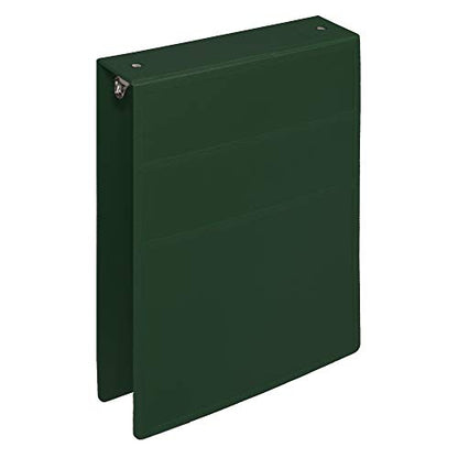 Carstens 2-Inch Heavy Duty 3-Ring Binder - Top Opening, Forest Green, Durable Plastic, Precision No-Gap Rings, Waterproof Cover, No Pockets, Holds 300 Letter Sheets, BPA-Free, Made in USA (5870-3R) - color: Hunter Green, size: Individual