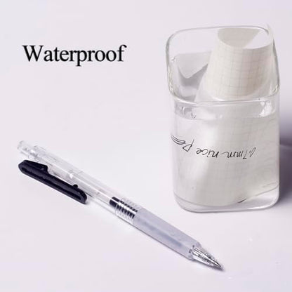 Ultra Fine Point Pens 0.38mm Retractable Gel Pens for Journaling, Planner, Note Taking, Quick Dry Black Ink, Refillable, 6 Count - style: 6 Counts
