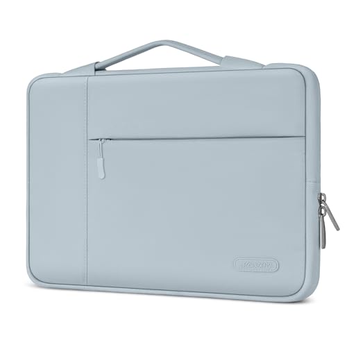 MOSISO Laptop Case 13.3 inch, 13.3 inch Laptop Sleeve with Handle | Compatible with MacBook Air/Pro 13/Pro 14, HP Dell ASUS Lenovo, Polyester Multifunctional Computer Bag, Baby Blue - color: Baby Blue, size: 13.3 inch