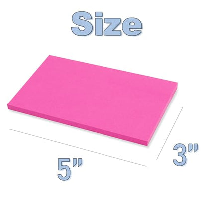 (15 Pads) Sticky Notes 3x5 in,Bright Notepads,Stickies,Memo Note Pads | Super Sticking Power,Colorful,Strong Adhesive,Post on Windows Doors,Office School,Recyclable,Easy to Write on,Hold Well - color: Multi Color