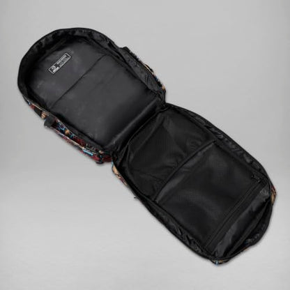 WOLFpak 45L Athletic Gym Backpack - Durable 1000D Waterproof Oxford Material with MOLLE Webbing, Laptop Pocket - color: Deadly Sharp