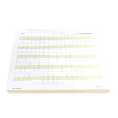 Channie’s Practice Handwriting & Printing Paper Workbook One Page A Day, 250 Pages Front & Back, 125 Sheets, Grades PreK – 1st, Size 8.5” x 11” Summer School, Summer Bridge - style: School of Ream, 250 Pages