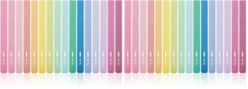 Mr. Pen- Aesthetic Highlighters, 16 pcs, Chisel Tip, Assorted Colors, No Bleed Bible Highlighter Pastel (Pack of 2) - color: Pastel Colors, size: 32 Pack