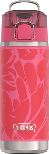 THERMOS ICON 18 oz Leak‑Proof Insulated Water Bottle with Spout, Keeps Drinks Cold 16 Hours, Carry Handle, Dishwasher Safe, Great for Travel, Work, School and Sports, Abstract Pearls - color: Abstract Pearls, size: 18 Ounces