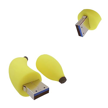 128GB USB 3.0 플래시 드라이브 참신한 만화 바나나 고속 전송 속도 펜드라이브 메모리 스틱 - color: 바나나.