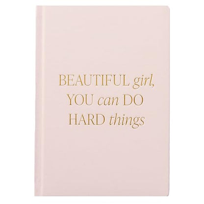 Sweet Water Decor Journal for Women - Pink Journal & Writing Notebooks for Adults - Cute & Beautiful Journals for Women - 100 Ruled Pages - Journal with Gold Foil Details - Beautiful Girl. Size: 8.1" x 5.6" x .6" - style: Beautiful Girl