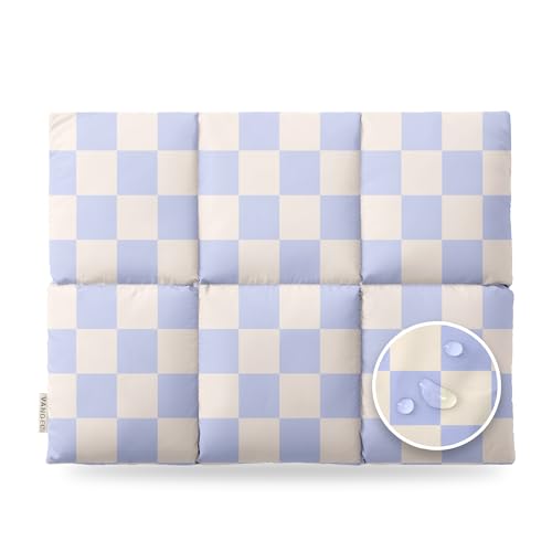Vandel Puffy Laptop Sleeve 13 inch - 14 inch Waterproof Laptop Sleeve Case, Compatible with 13 inch MacBook Air/Pro 13 / MacBook Pro 14, iPad Pro 12.9, 13.3 in HP Dell, Air Case, Computer Bag Cover - color: s. Grid Blue Checker