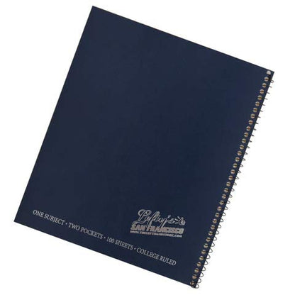 2 Left-Handed College Ruled Notebooks With Lefty's Logo Plus 3 Left-Handed Visio Pens, Assorted Colors