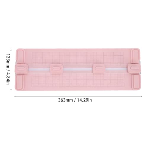 Hilitand Multi Function Paper Cutter Trimmer with Safe Hidden Blade and Wave Straight Cuts for Crafting A4 Paper and Photo Projects