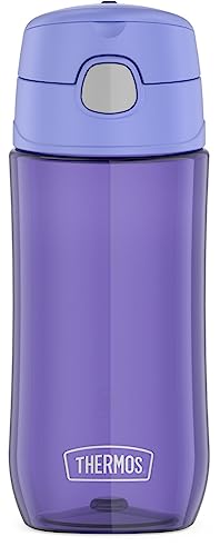 THERMOS FUNTAINER 16 Ounce Plastic Hydration Bottle with Spout, Lavender - color: Lavender