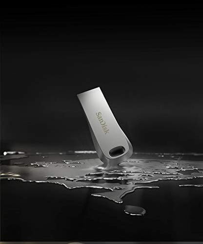 SanDisk 128GB Ultra Luxe USB 3.1 Gen 1 Flash Drive - SDCZ74-128G-G46, Black - size: 128GB, style: Up to 150 MB/s
