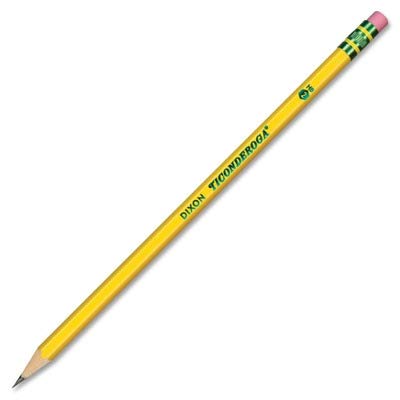 Ticonderoga Wood-Cased Pencils, Unsharpened, 2 HB Soft, Yellow, 24 Count - size: 24 Count (Pack of 1), style: Pack