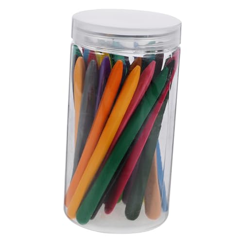 HOMSFOU 36-piece Pack Jumbo Washable Crayons Bulk Twistables for Boys and Girls Safe Painting Crayon Set Portable Drawing Accessory