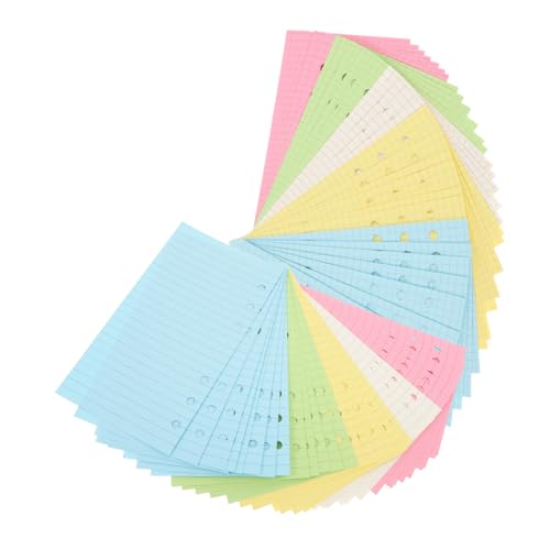 NUOBESTY 2sets Loose Leaf Paper College Ruled Notebook Refills Filler Paper for Study Planner