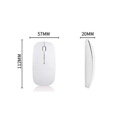 KLO Bluetooth Mouse for MacBook/Laptop/Notebook/pc/iPad/Chromebook, Wireless Mouse for MacBook Pro/AIR (Purple) - color: Purple