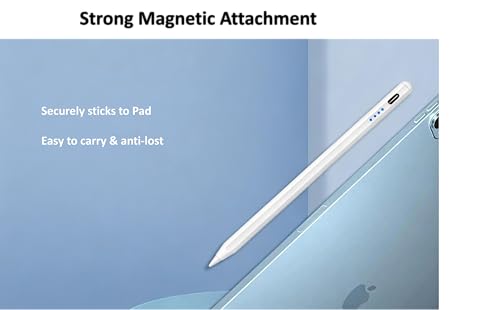 Stylus Pen for Samsung Galaxy Tab A11/A11+/A9/A9+/A8/A7 Lite, Magnetic Capacitive Pen with Fast Charging & 8H Long Battery, Universal for iPad iPhone Android Touch Screens, Blue - color: Blue