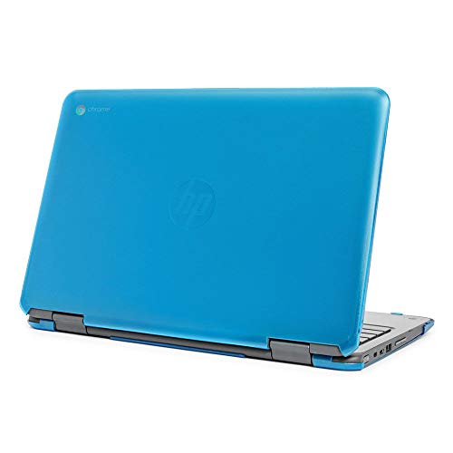 mCover Case Compatible for 2020～2022 11.6" HP Chromebook X360 11 G3 EE / G4 EE Laptops Only (NOT Fitting Any Other HP Models) - Aqua - color: Aqua