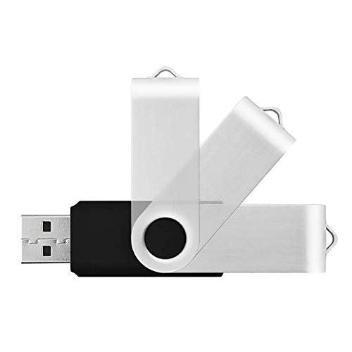 Aiibe 8GB USB Flash Drive Memory Stick 8GB Thumb Drive Black - color: Black, size: 8GB