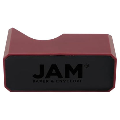 JAM PAPER Colorful Desk Tape Dispensers - Burgundy - Sold Individually - color: Burgundy, size: Pack of 1