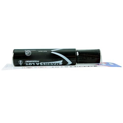 Avery Marks-A-Lot Permanent Marker, Jumbo Desk-Style Size, Chisel Tip, Water and Wear Resistant, Black Marker (24138) - size: 1 Count (Pack of 1)