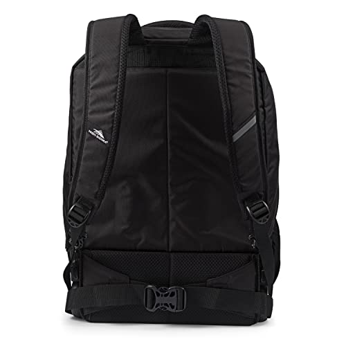High Sierra Powerglide Pro Wheeled Backpack, Rolling Laptop Bag for Travel, Fits most 15.6” Laptops, 40L, Black - color: Black, size: 23" Height