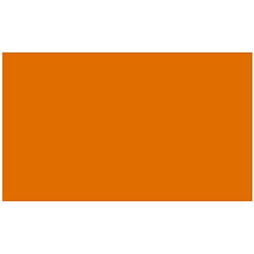Colonial Cards: 150 Color Cardstock 3" x 5" Index Cards, Pumpkin, Unruled - color: pumpkin