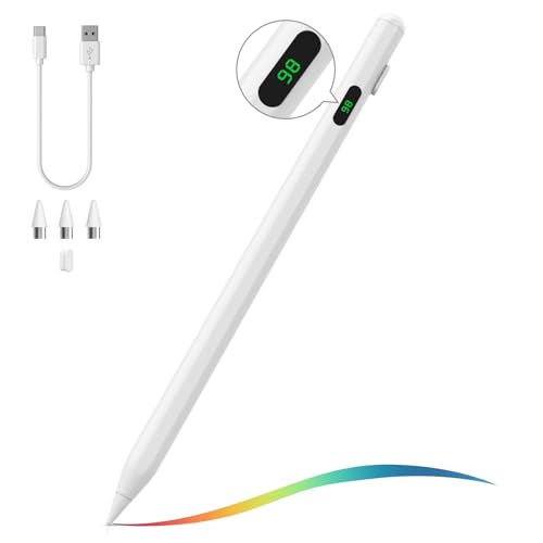 MoKo Universal Capacitive Stylus Pencil for Touch Screen, White - color: White
