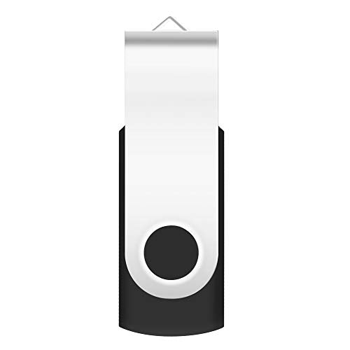 100-Pack of 16GB Bulk Flash Drive EASTBULL USB 2.0 Flash Drive Bulk (Black) | Metal Thumb Drives 16 G Bulk USB Drives Pack with 100 Lanyards for Data Storage - size: 16GB, style: 100Pack