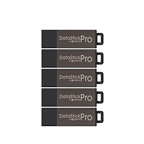Centon DataStick Pro USB 2.0 Flash Drive 4GB x 5, Grey - style: 4 GB (Pack of 5)