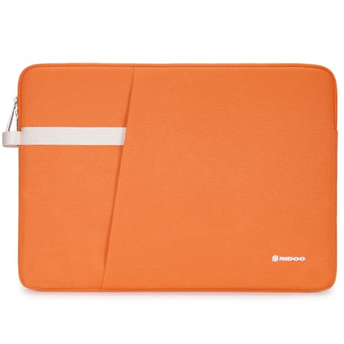 NIDOO 16 inch Laptop Sleeve Computer Carrying Case Cover for 16" Lenovo ThinkBook 16p E16 L16 T16 Z16/ ThinkBook 16 Gen 8 / Dell Pro 16 Plus /16" MacBook Pro M4 M5 Pro Max/HP ASUS Samsung, Orange - color: Orange, size: 16 Inch