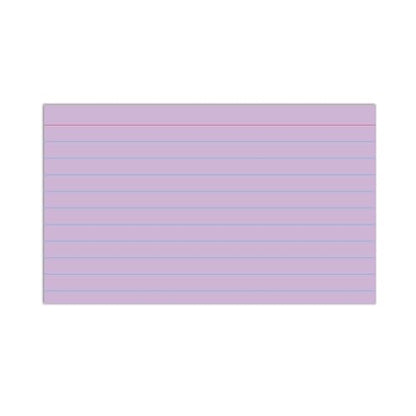 C-Line 3” x 5” Index Cards, Assorted Colors, Ruled, 100/PK (48810)