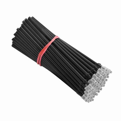 ZJchao Erasable Pens, Pen Refills Erasable Gel Pens Blue Ink Gel Ink Pen Refills with Fine Point 0.5mm Replacement for Office School Writing (100pcs) - color: Black, size: 100pcs