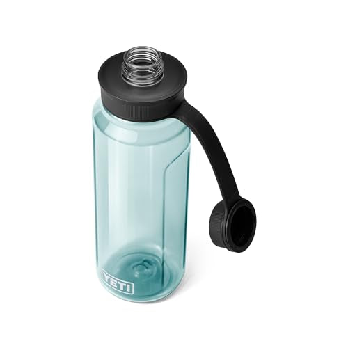 YETI Yonder Water Bottle with Yonder Tether Cap, Lightweight, Leakproof and BPA-Free - color: Seafoam, size: 34 Ounces