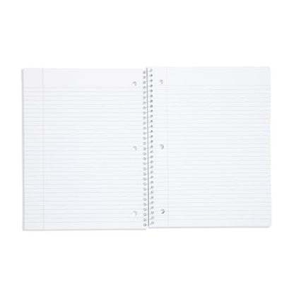 Blue Summit Pastel Spiral Notebook College Ruled, One Subject School Notebooks Spiral, Perforated Notebooks Bulk, 8 x 10.5 School Book, Paper, College Ruled, 6 Pack - size: 6 Pack