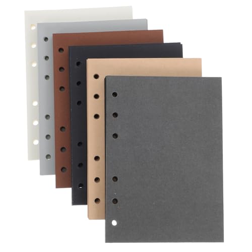 LIFKOME 300 Sheets Unlined Refill Paper for 6-hole Ring Binders, Blank Planner Refills Compatible Design, Versatile Use for Daily Journaling and Travel Diaries, Paper