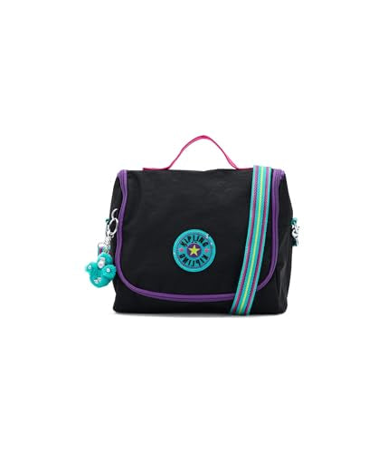 Kipling Women's New Kichirou Fc Lunch Bag, Insulated Lunch Bag, Snack Tote - color: Black Fun C