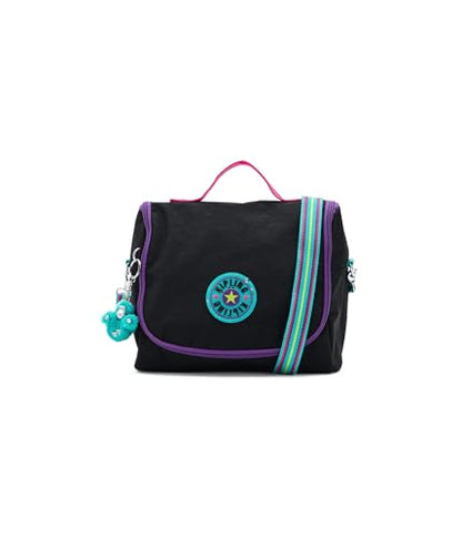 Kipling Women's New Kichirou Fc Lunch Bag, Insulated Lunch Bag, Snack Tote - color: Black Fun C