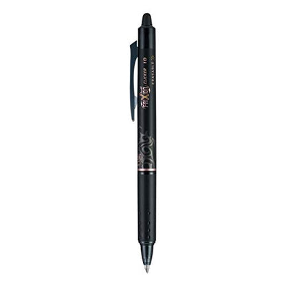 Pilot FriXion Clicker Erasable Gel Pens, Bold Point (1.0mm), Black Ink, 12-Pack - Refillable, Smooth Writing Pens for School, Journaling, and Office Use - size: 12 Count (Pack of 1)